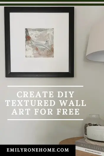 How To Make DIY Textured Wall Art