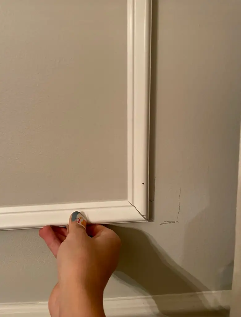 DIY: How to plan, measure and install picture frame moulding (without a  saw!) • Emily Rone Home