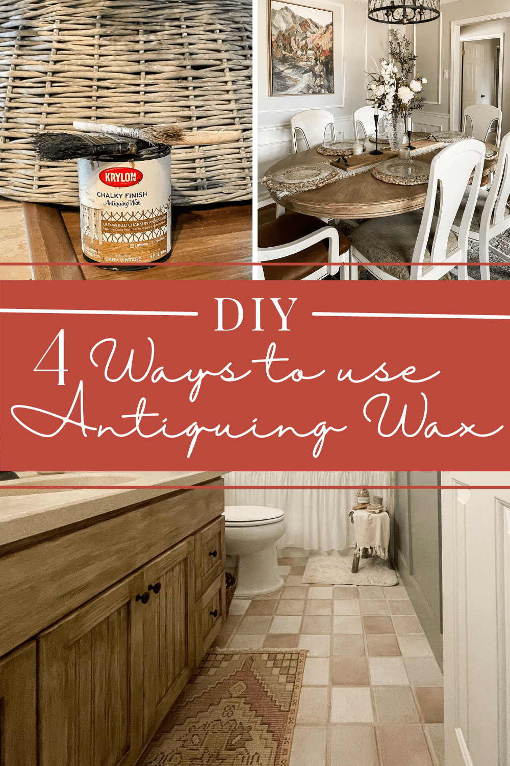 5 Creative Ways to Use Antiquing Wax in Your Home • Emily Rone Home