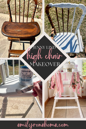 Vintage Jenny Lind High Chair Makeover Emily Rone Home